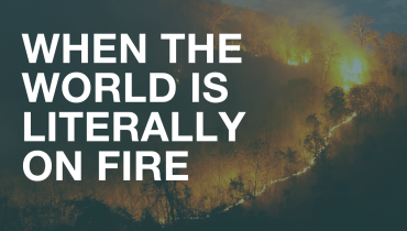 When the world is literally on fire - Blog